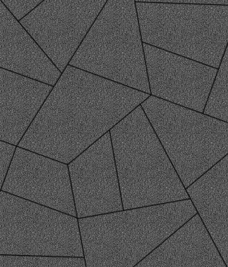 Тротуарная плитка ОРИГАМИ - Гранит Серый, комплект из 6 видов плит